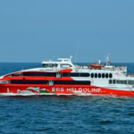 FRS Helgoline Halunder Jet high-speed ferry at sea