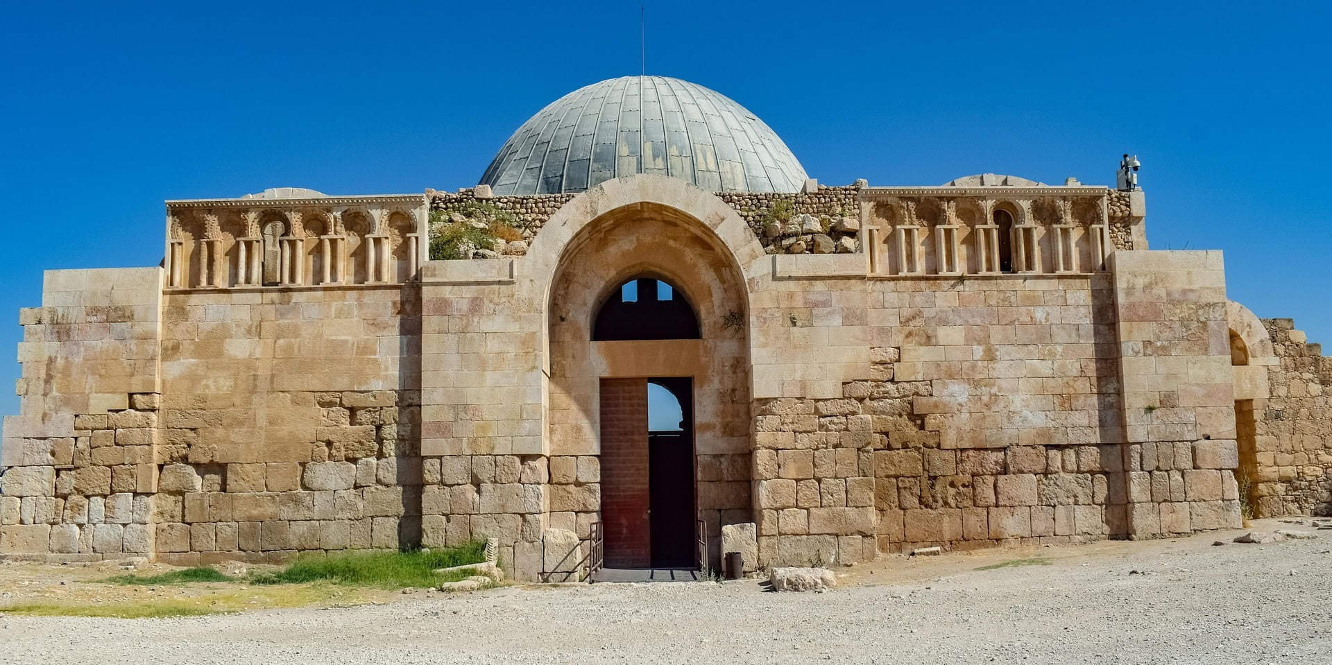 Umayyad Palace at the Citadel in Amman, Jordan