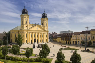 Great Reformed Church of Debrecen on Kossuth Square, Hungary