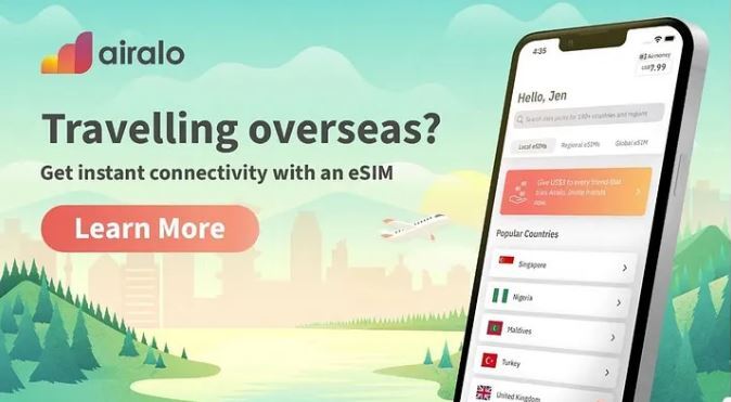 Airalo eSIM data plans for travellers