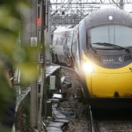 Avanti West Coast Pendolino train on the West Coast Main Line used for Avanti Superfare journeys