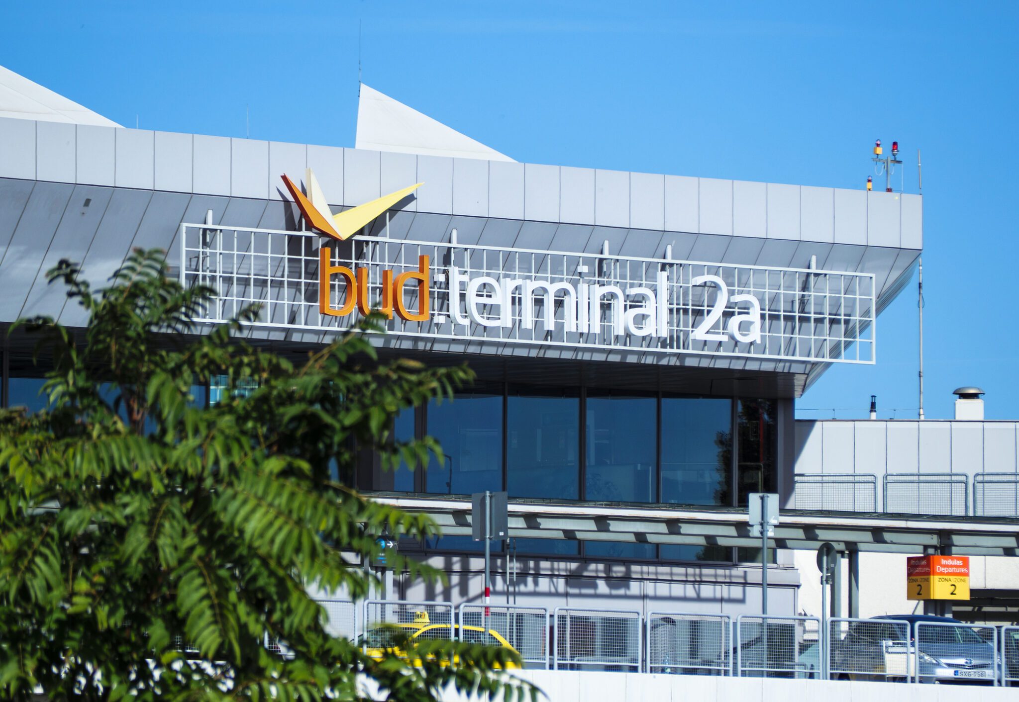 Entrance to Budapest Ferenc Liszt International Airport Terminal 2A