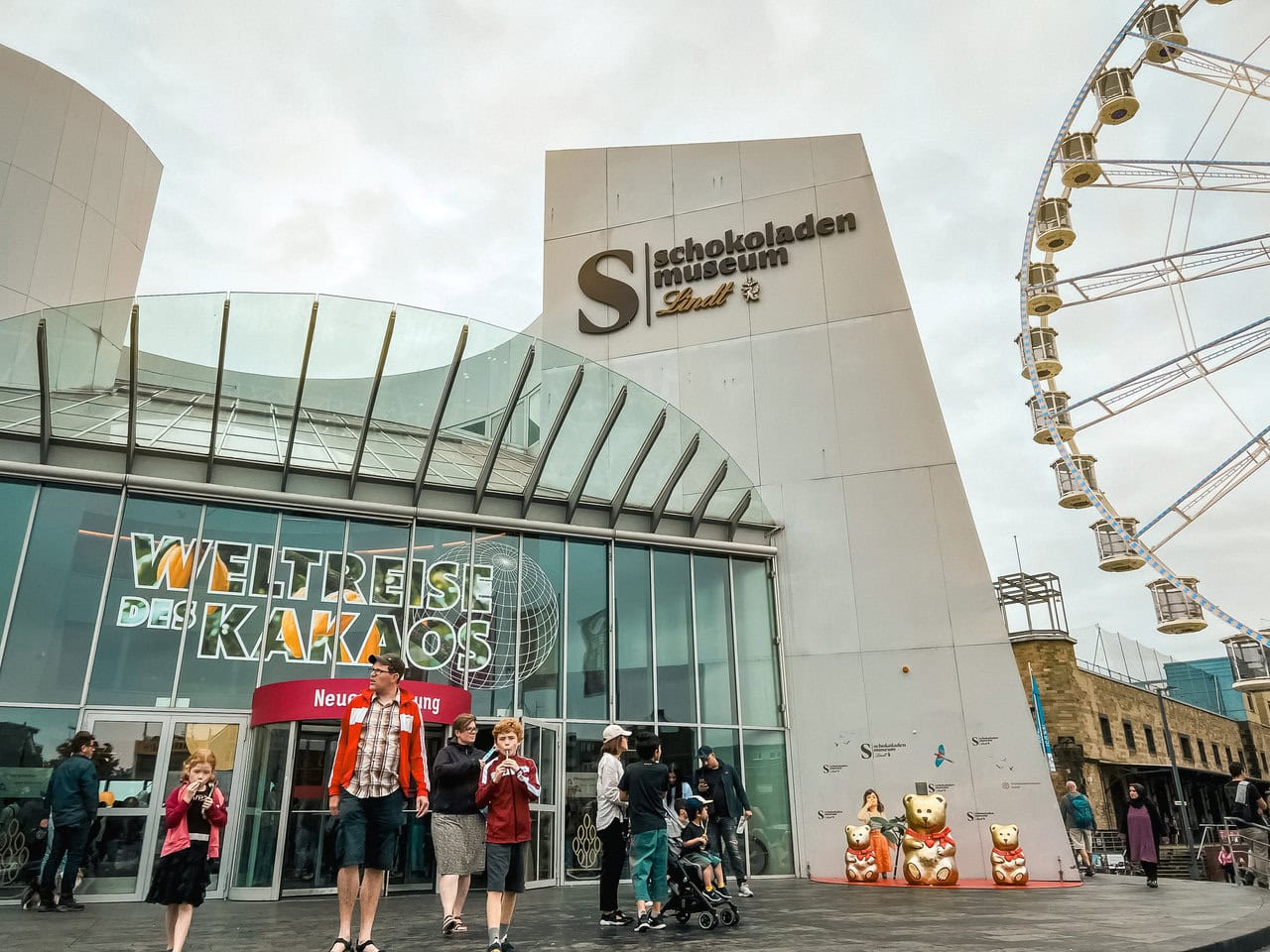 Chocolate Museum Cologne entrance building Germany