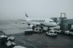Finnair aircraft at Helsinki Airport Finland terminal