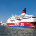 Viking Line ferry travelling between Tallinn and Helsinki
