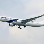 Malaysia Airlines oneworld alliance aircraft landing