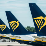 Ryanair aircraft tails lined up at airport representing Ryanair Summer 2026 Bari and Brindisi flight schedule expansion