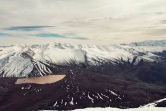 Ski resort in the Atlas Mountains Morocco with beginner slopes