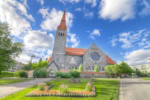 Tampere Cathedral Finland exterior summer