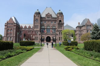 Ontario Legislative Building at Queenโs Park Toronto