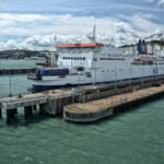 P&O ferry at Dover port UK ferry routes to France