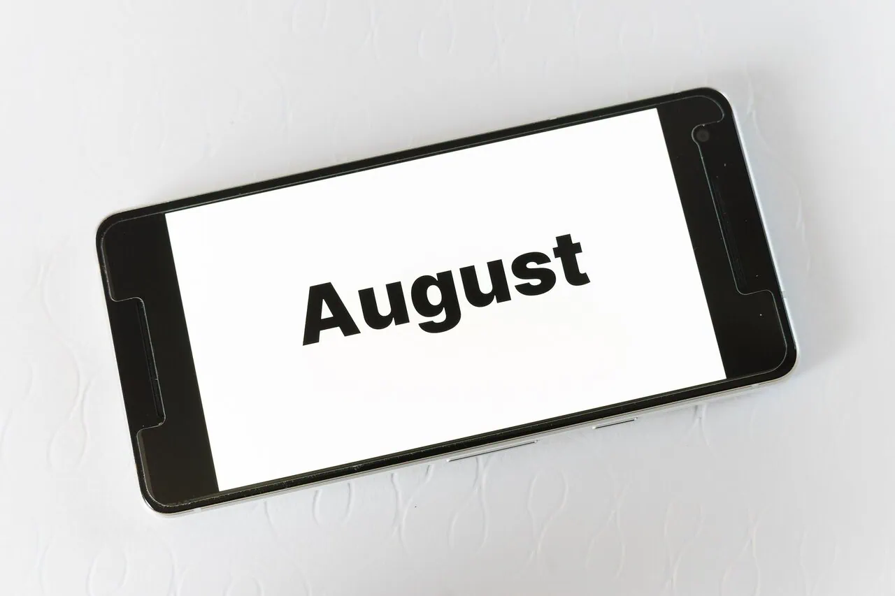 Best places to visit in August shown on smartphone screen