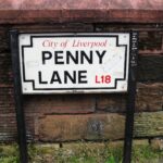 Penny Lane sign Liverpool Beatles location