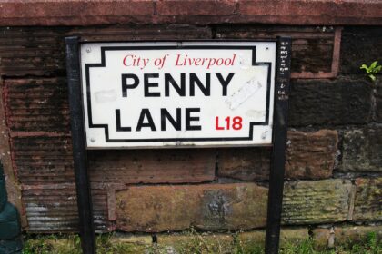Penny Lane sign Liverpool Beatles location