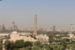 Cairo skyline with Nile River and Cairo Tower Egypt