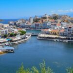 Agios Nikolaos harbour Crete near Athens ferry routes