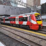 CrossCountry train at Birmingham New Street station platform