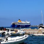 Blue Star ferry in Cyclades Greece island hopping routes