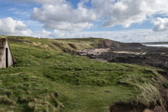 Freshwater West Beach Dobby grave Harry Potter Deathly Hallows location Wales
