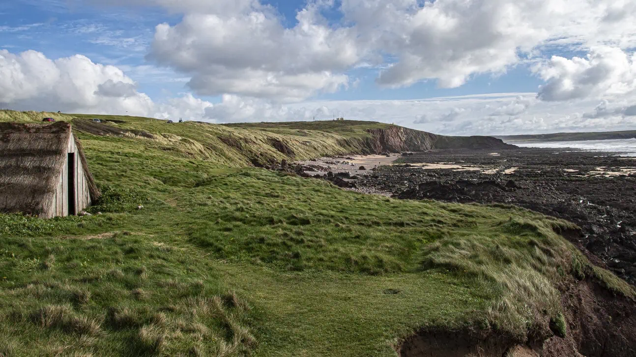 Freshwater West Beach Dobby grave Harry Potter Deathly Hallows location Wales