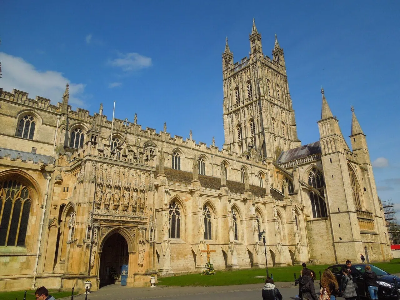 Gloucester Cathedral Harry Potter filming location Hogwarts corridors fantasy style image