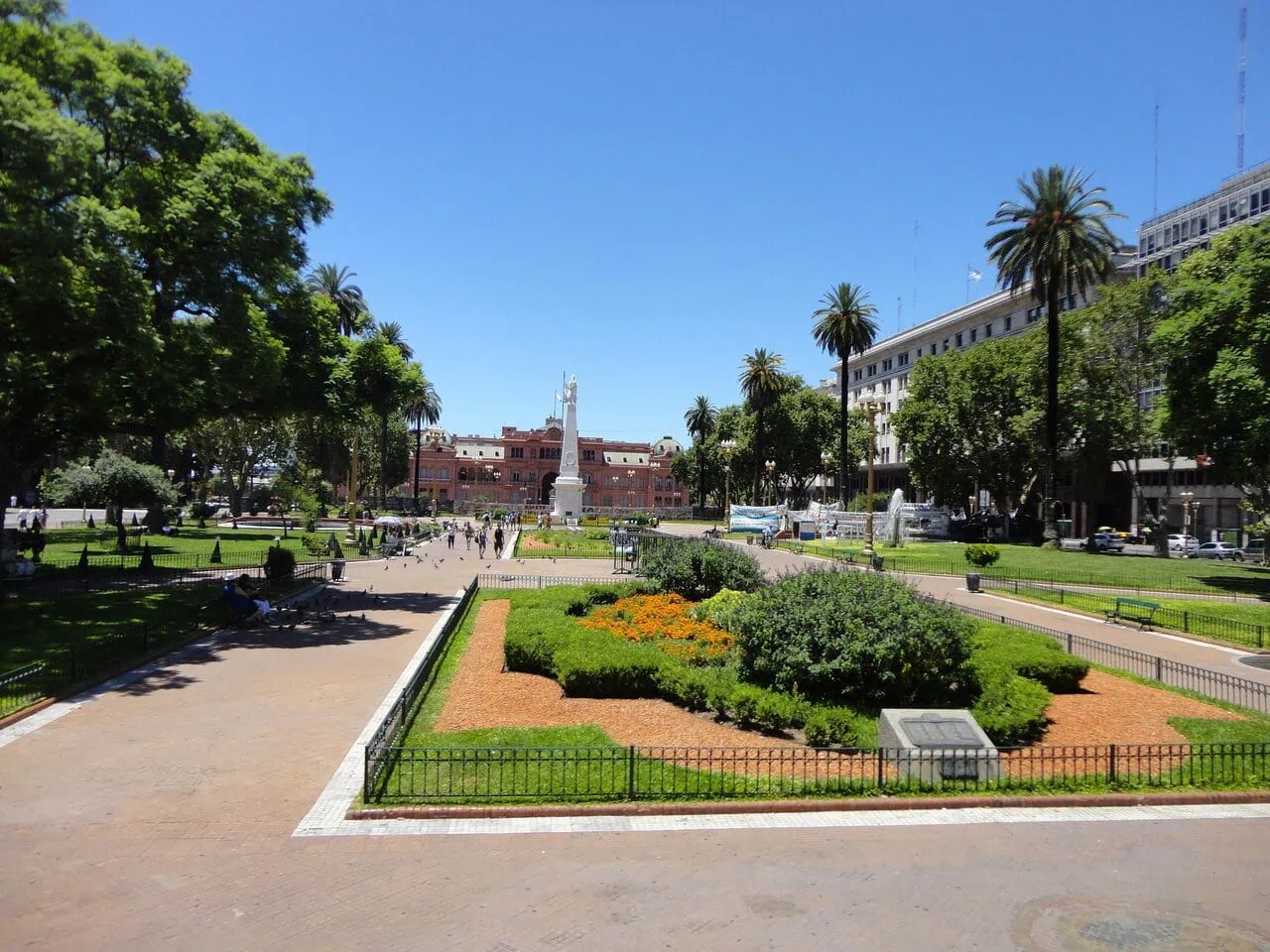 Plaza de Mayo and Casa Rosada Buenos Aires Argentina