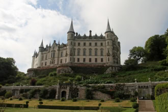 Inverness Castle overlooking the River Ness in the Scottish Highlands