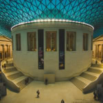 British Museum Great Court interior London