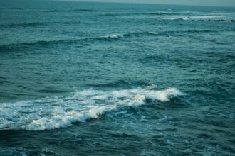 Saronic Gulf sea waves Athens to Methana ferry route