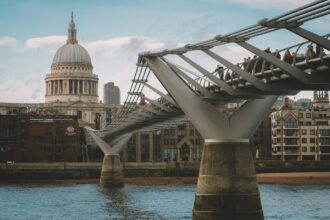 Millennium Bridge London Harry Potter filming location guided walking tour