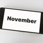 Best places to visit in November shown on smartphone screen