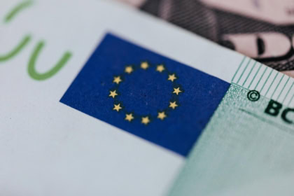 Schengen visa in passport for European travel