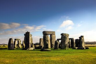 Stonehenge stone circle in Wiltshire England prehistoric monument