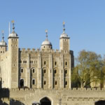 The White Tower at the Tower of London historic fortress in London