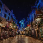 Diagon Alley set at the Harry Potter Studio Tour London