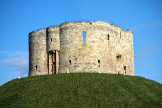 Clifford’s Tower in York included in the York Pass attractions