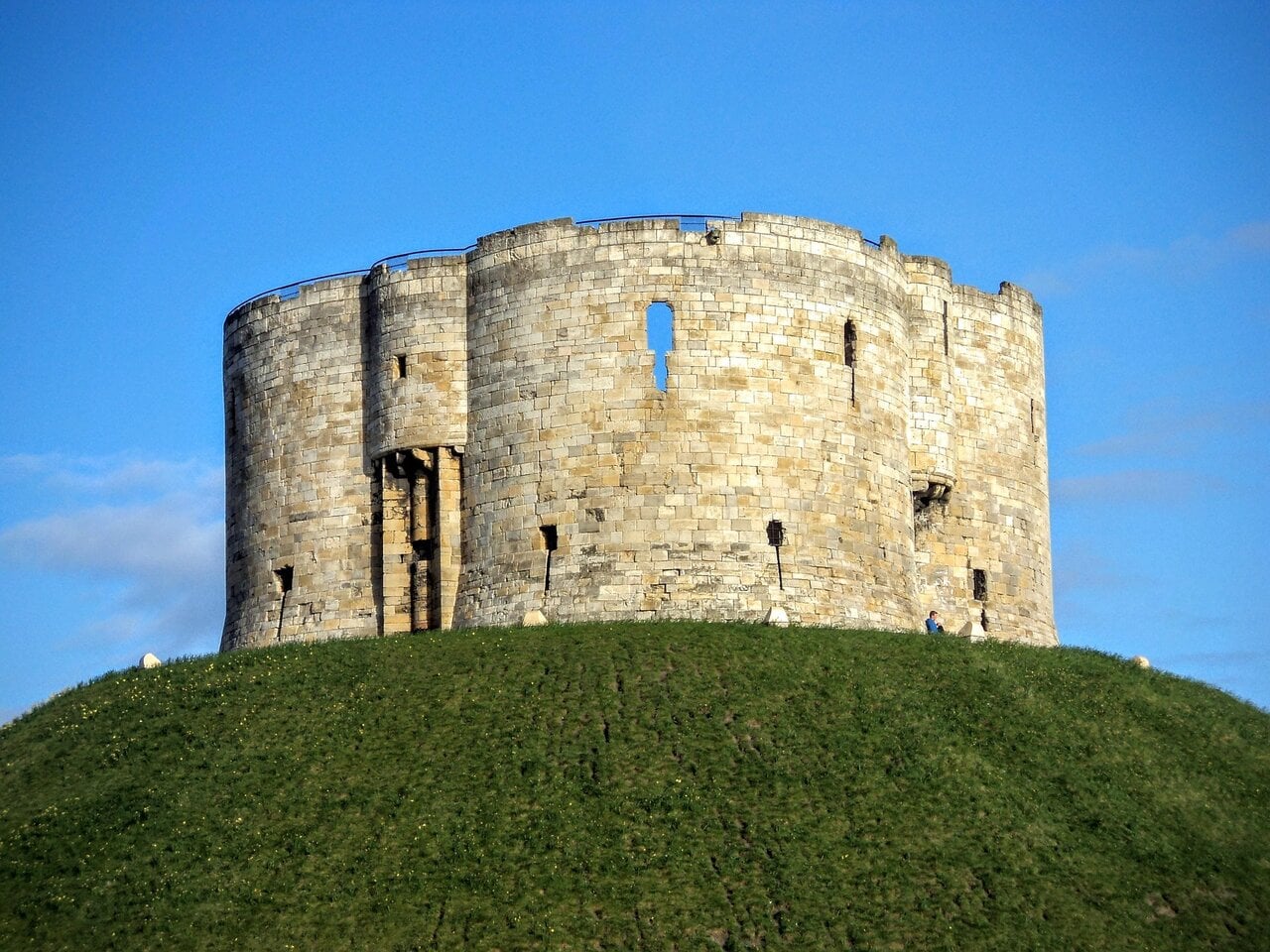 Clifford’s Tower in York included in the York Pass attractions