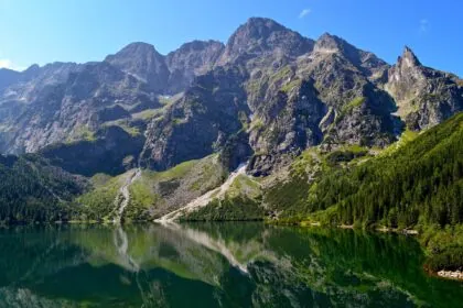 Tatra Mountains and Morskie Oko lake near Zakopane Poland