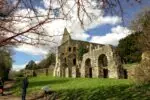 Battle Abbey ruins on the Battle of Hastings battlefield in East Sussex