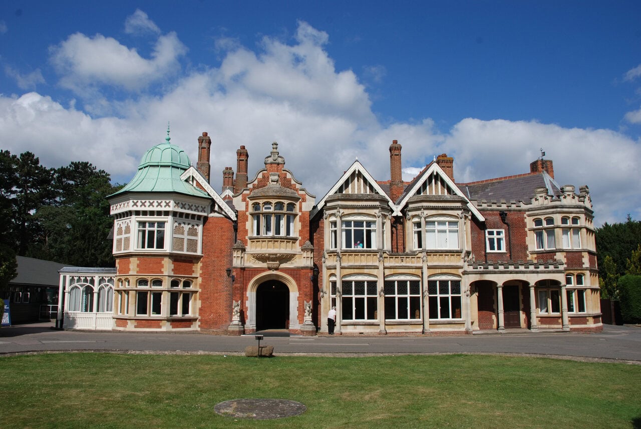 Historic Bletchley Park mansion, home of Britain's Second World War codebreakers