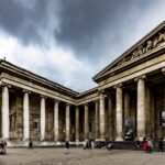 Exterior of the British Museum in London hosting the Bayeux Tapestry exhibition