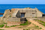 German WWII bunker overlooking the coastline in the Channel Islands
