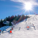 Skiers on the slopes at Jasná Ski Resort in Slovakia’s Low Tatras