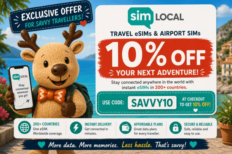 Sim Local Discount Code: 10% Off Travel eSIMs & Airport SIMs