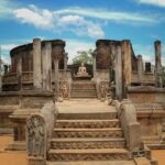 Ancient ruins at Polonnaruwa UNESCO World Heritage Site Sri Lanka