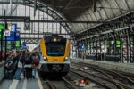 NS Intercity train at Amsterdam Centraal station for the Amsterdam & Region Travel Ticket Guide