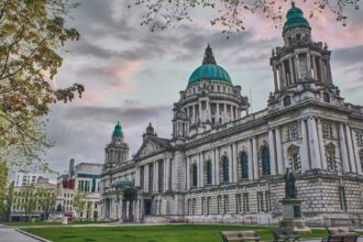 Belfast City Hall in Belfast city centre