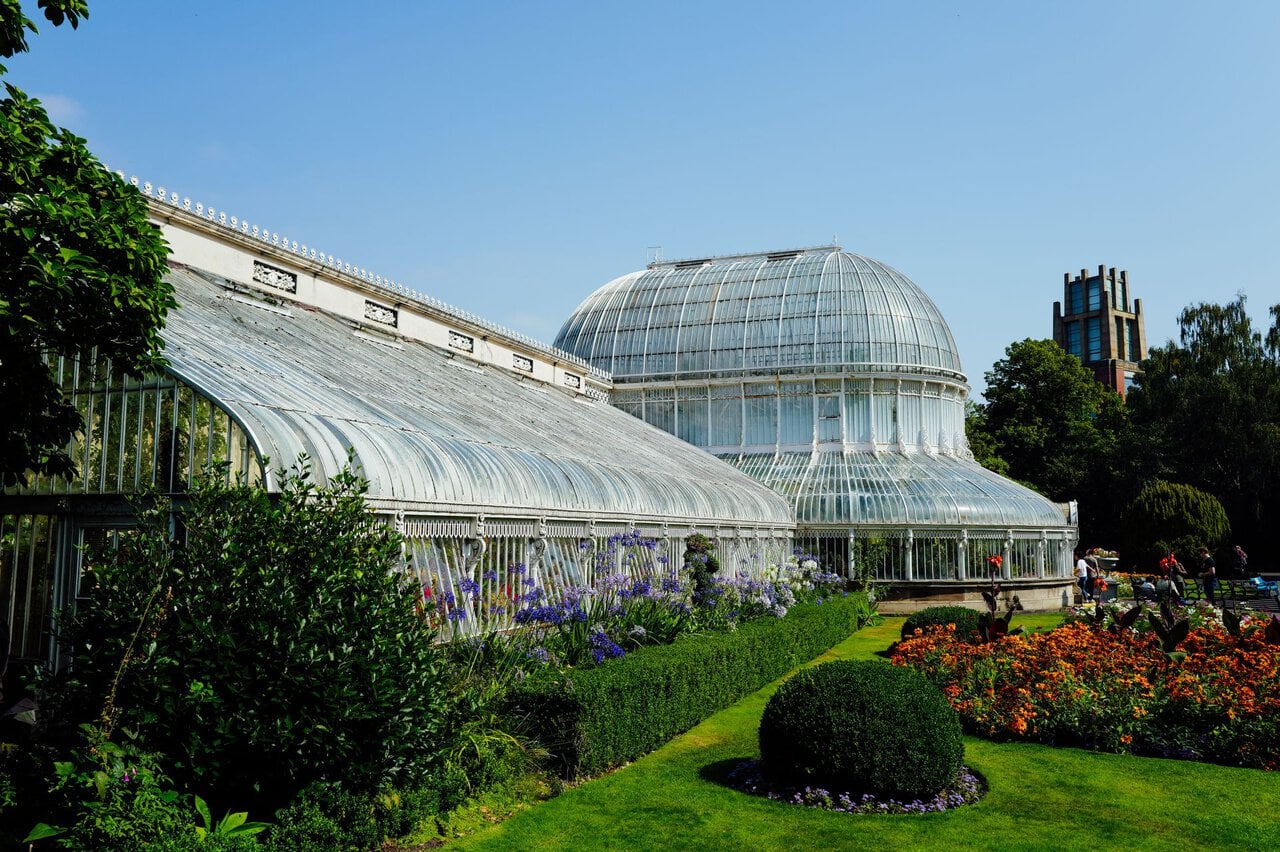 Palm House in Belfast Botanic Gardens, one of the best things to do in Belfast