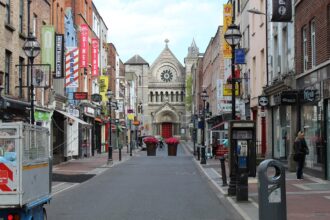 O'Connell Street in Dublin city centre