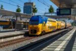 Dutch NS double-decker train representing regional rail travel for the Euregio Ticket Guide